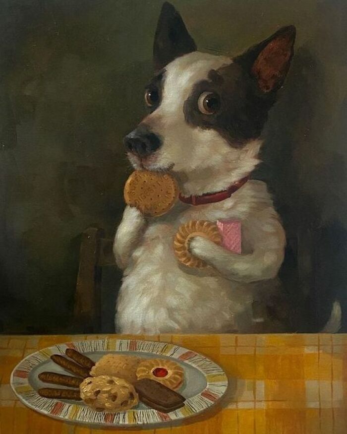 35 Times Animals Were Found In Art Pieces Through History, As Shared In This Facebook Group