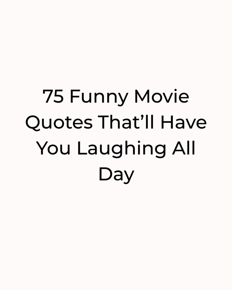 75 Funny Movie Quotes: Funniest Lines from Movies Ever