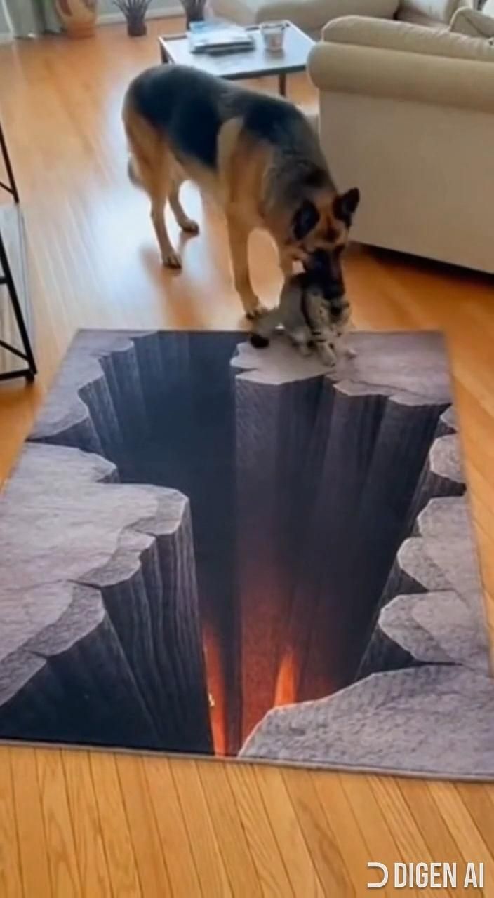 🎬 Собака устроила коту VR-ужастик без шлема. Игра началась!