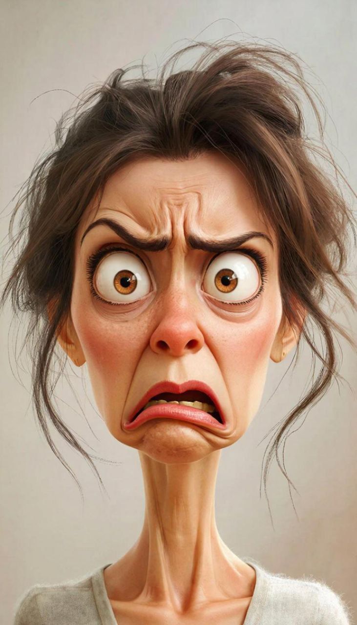 недовольная дама